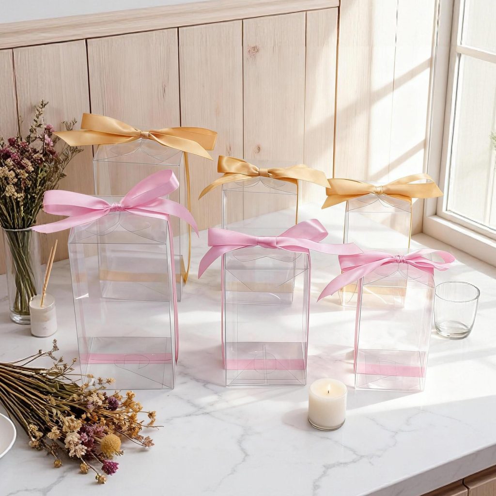 Transparent Lace Flower Gift Box